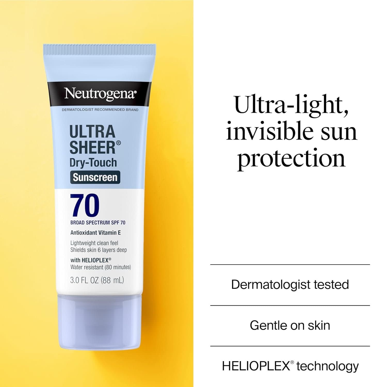 Neutrogena Ultra Sheer Dry-Touch Sunscreen Lotion SPF 70