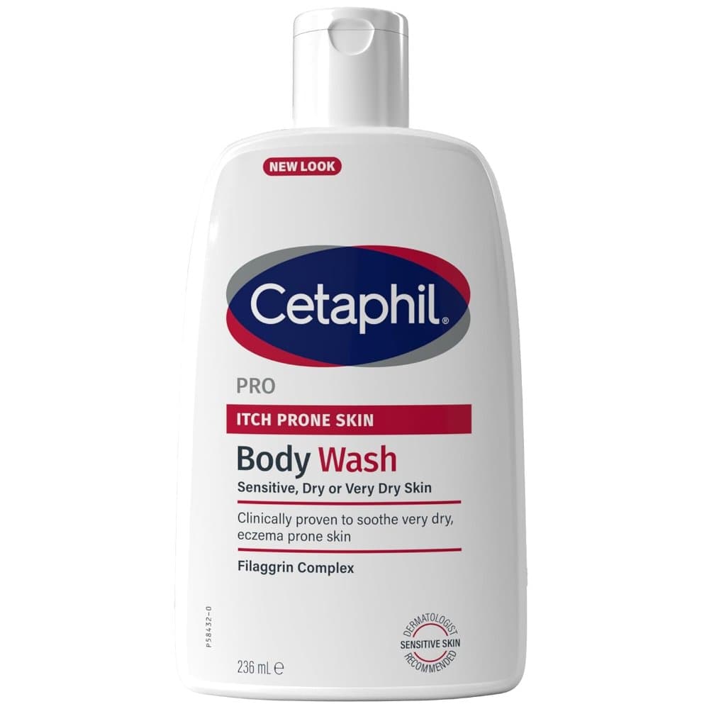 Cetaphil Pro Itch Prone Skin Body Wash 236ml | Skin Glow Ethiopia