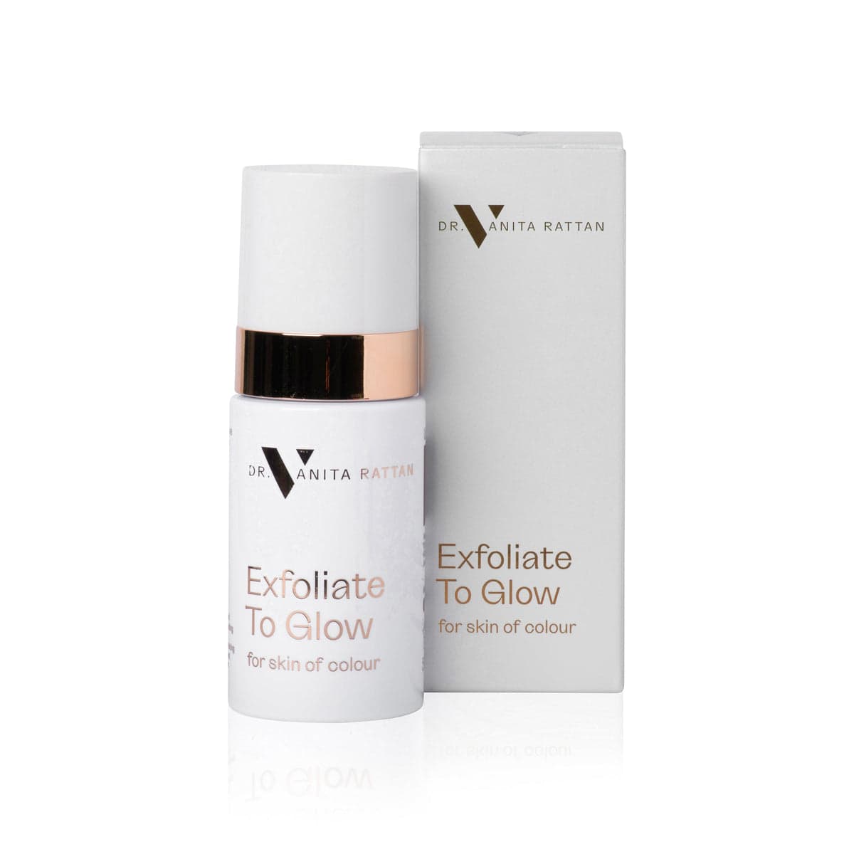 Dr Vanita Rattan Exfoliate to Glow 50ml bottle and box | Skin Glow Ethiopia
