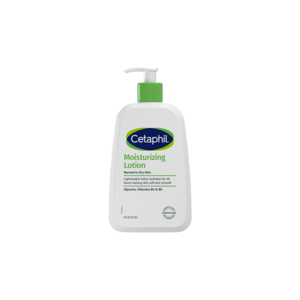 Cetaphil Moisturizing Lotion for face and body—soothes, restores skin barrier, and hydrates for 48 hours. Order in Addis Ababa and across Ethiopia. Call +251929419111.